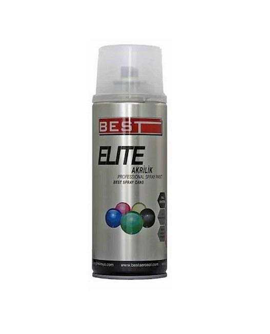 BEST ELITE AKRİLİK SPREY BOYA MAT SİYAH 400 ML