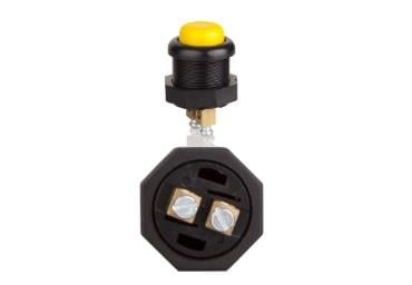 BUTON (VİDALI) (22 MM) SARI