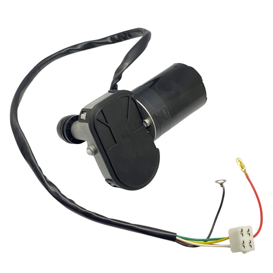 24V SİLECEK MOTORU TEK MİLLİ 90° KABİN