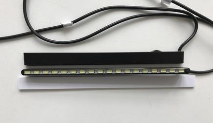 12V GÜNDÜZ SÜRÜŞ LEDİ (COB LED) 18 LEDLİ (6 MM X 159 MM) İNCE (2 AD)