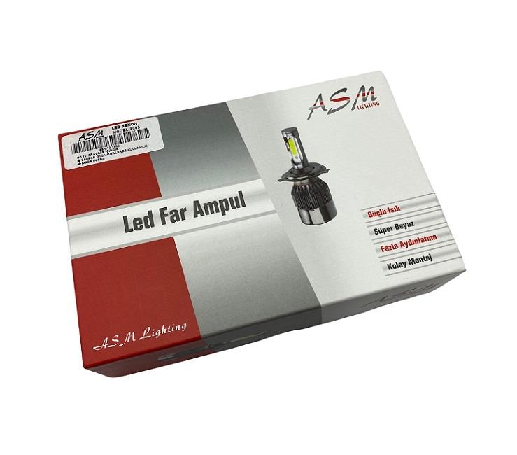 12V HB3 9005 COB LED XENON FAR AMPUL SETİ 6000K 8000 LÜMEN