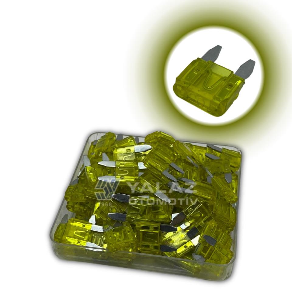 MİNİ BIÇAK SİGORTA 20 A (100 ADET) (11*16 MM)