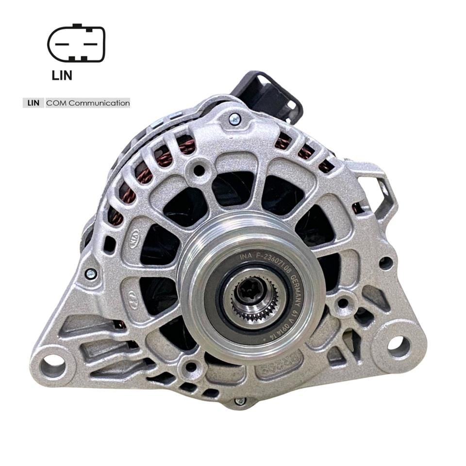 12V ALTERNATÖR DİNAMO 130 A (TEK FİŞ) (LIN) HYUNDAI ELANTRA IV/I20/I40-KIA CARENS IV/RIO/STONIC OEM