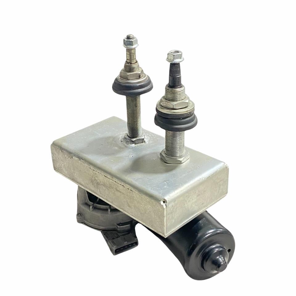 24V SİLECEK MOTORU MEKANİZMALI ÇİFT MİLLİ (M8/M8 CIVATA) (SWF 405001 MOTORLU 5 FİŞ)