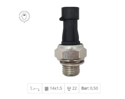 YAĞ MÜŞÜRÜ SOKETLİ (0.50 BAR) (M14 X 1.5) FIAT-CITROEN-PEUGEOT
