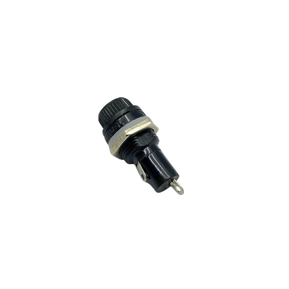 CAM SİGORTA YUVASI (SİGORTASIZ) (10A 250V/15A 125V AC) (14 MM)