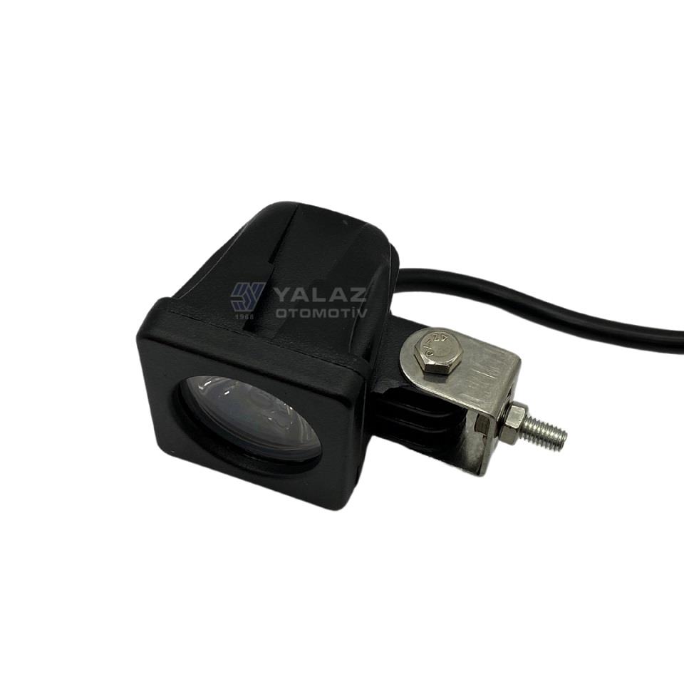 12V-30V UNIVERSAL LAMBA BEYAZ (TEK LEDLİ) AYAKLI MOTOSİKLET (50*50 MM)