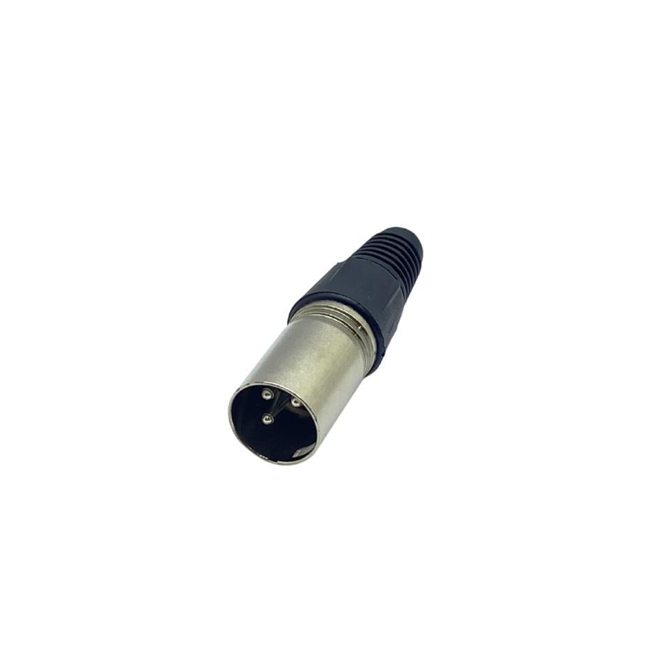 CANON ERKEK JACK FİŞ XLR (AKÜ ŞARJ SOKETİ 3 FİŞ) (ENGELLİ ARACI)