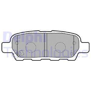 DELPHI ARKA FREN BALATASI NISSAN QASHQAI/PATHFINDER/X-TRAIL