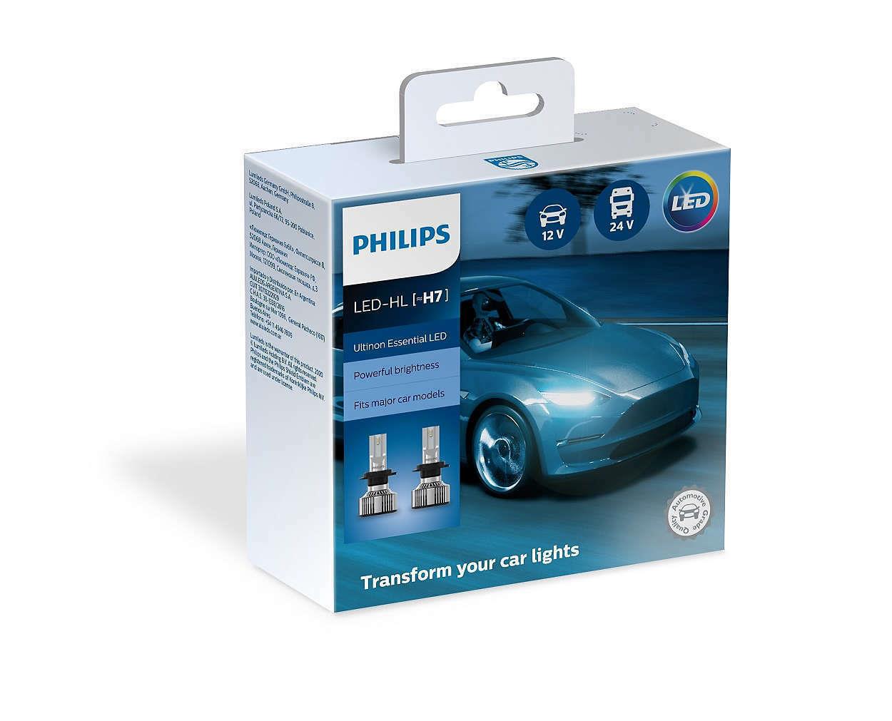 PHILIPS 12V-24V H7 CSP LED XENON FAR AMPUL SETİ 6500K