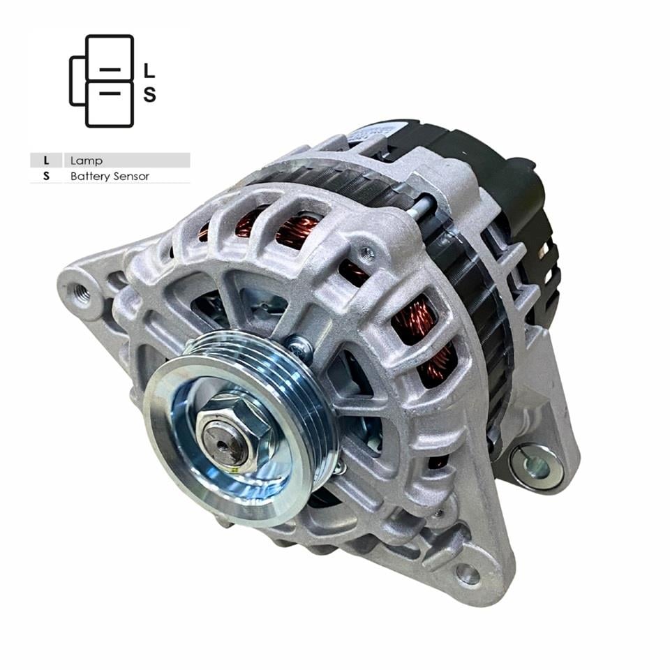 12V ALTERNATÖR DİNAMO 75 A (L-S) HYUNDAI ACCENT/ELENTRA/GETZ/LANTRA-KIA CERATO/SPORTAGE-PROTON