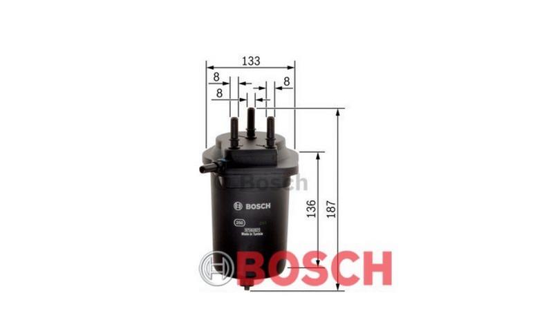 BOSCH YAKIT FİLTRESİ (SENSÖRSUZ) RENAULT CLIO II/KANGOO/SYMBOL-NISSAN JUKE/MICRA/NOTE