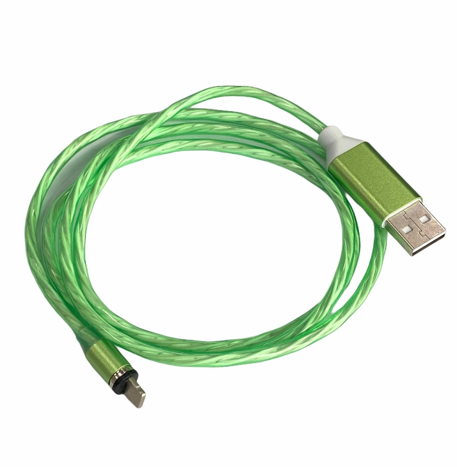 TELEFON ŞARJ KABLOSU IPHONE (MIKNATISLI) (IŞIKLI)
