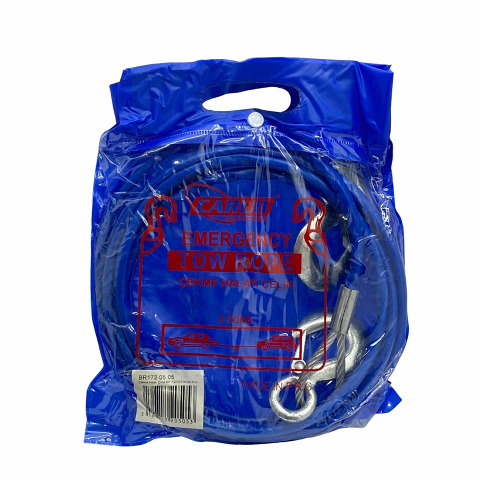 ÇEKME HALATI ÇELİK 5.5 MM (İZOLELİ) (5 TON) (3.5 MT)