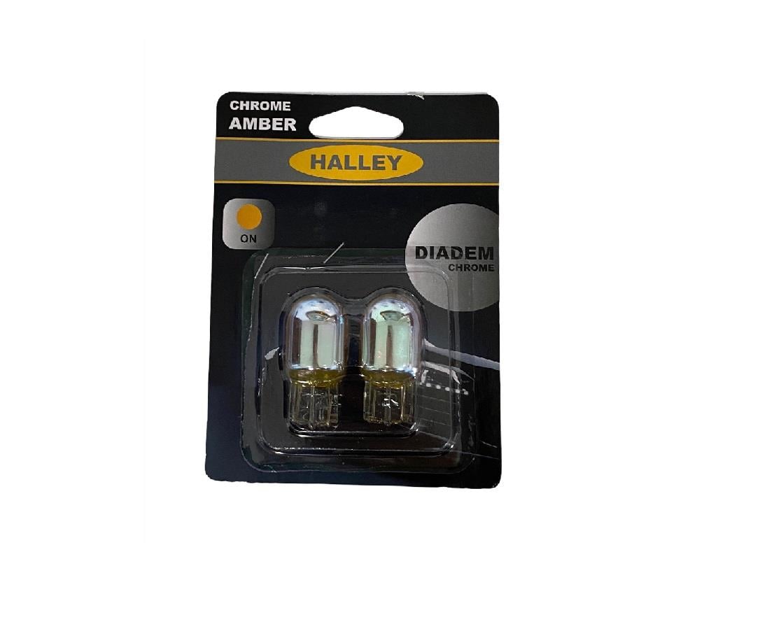 HALLEY 12V 93 AMPUL DİPSİZ T20 21W DİADEM KROM SARI (2 AD) ITALY