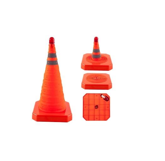 KATLANIR TRAFİK KONİSİ (DUBA) (IŞIKLI) 70 CM