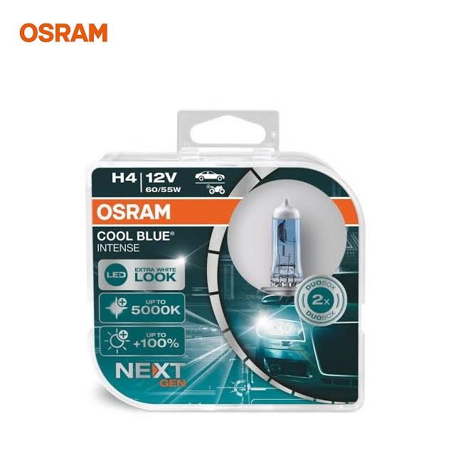 OSRAM 12V H4 AMPUL 60/55W 5000K COOL BLUE INTENSE (BEYAZ IŞIK) (2 AD)