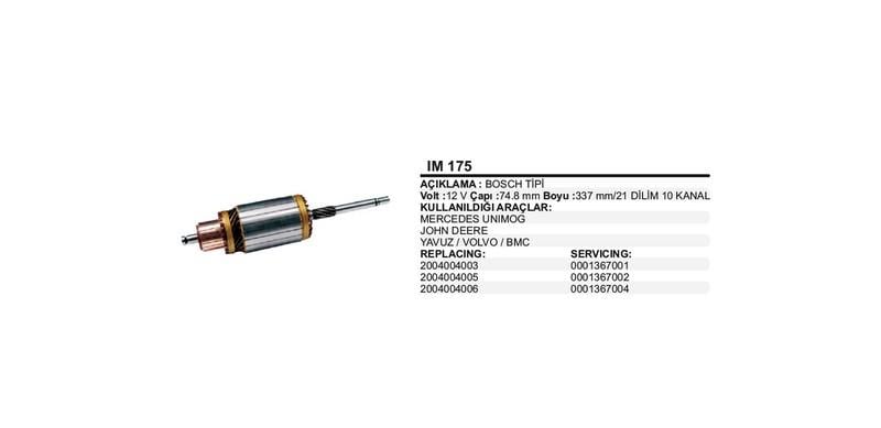 12V MARŞ KOLLEKTÖRÜ BOSCH TİPİ (003)