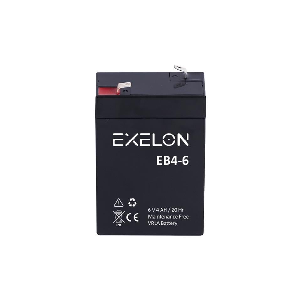 EXELON 6V 4 AH AKÜ KURU TİP (70*48*101)