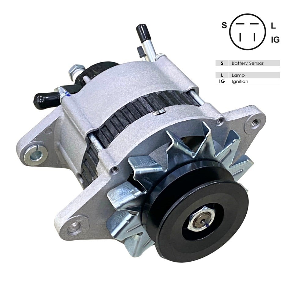 24V ALTERNATÖR DİNAMO HITACHI TİPİ 35 A (3 FİŞ) (S-L-IG) ISUZU NPR