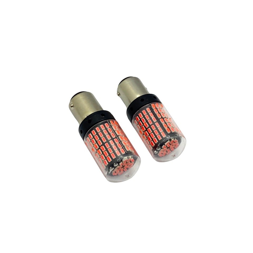 12V-30V 1016 AMPUL 144 LEDLİ KIRMIZI  (2 AD)