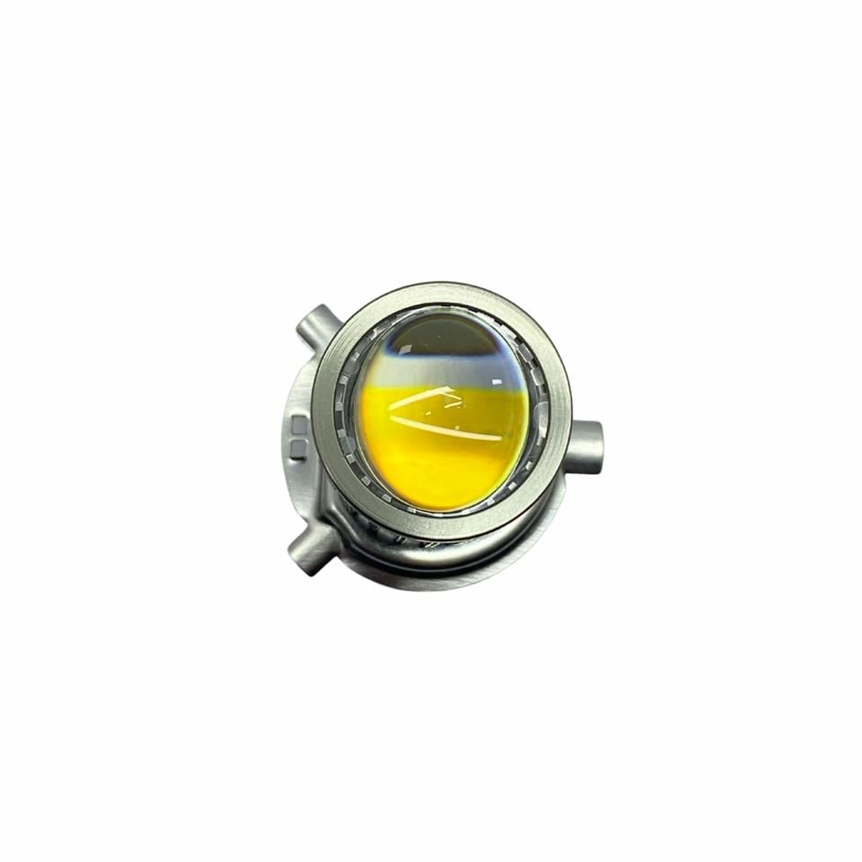 12V H4 LED AMPUL HS1 BEYAZ-SARI MOTOSİKLET MERCEKLİ