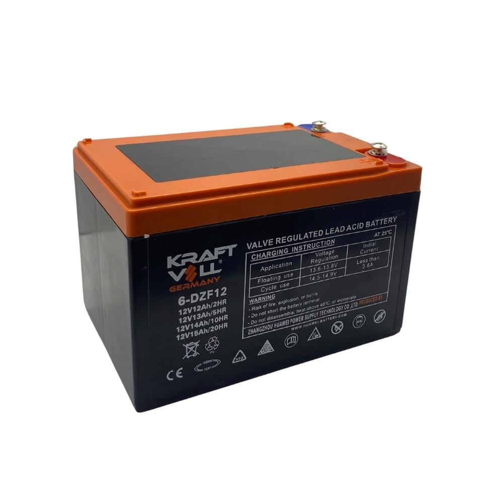 KRAFTVOLL 12V 15 AH ELEKTRİKLİ BİSİKLET AKÜSÜ DEEP CYCLE (150*101*99) 
