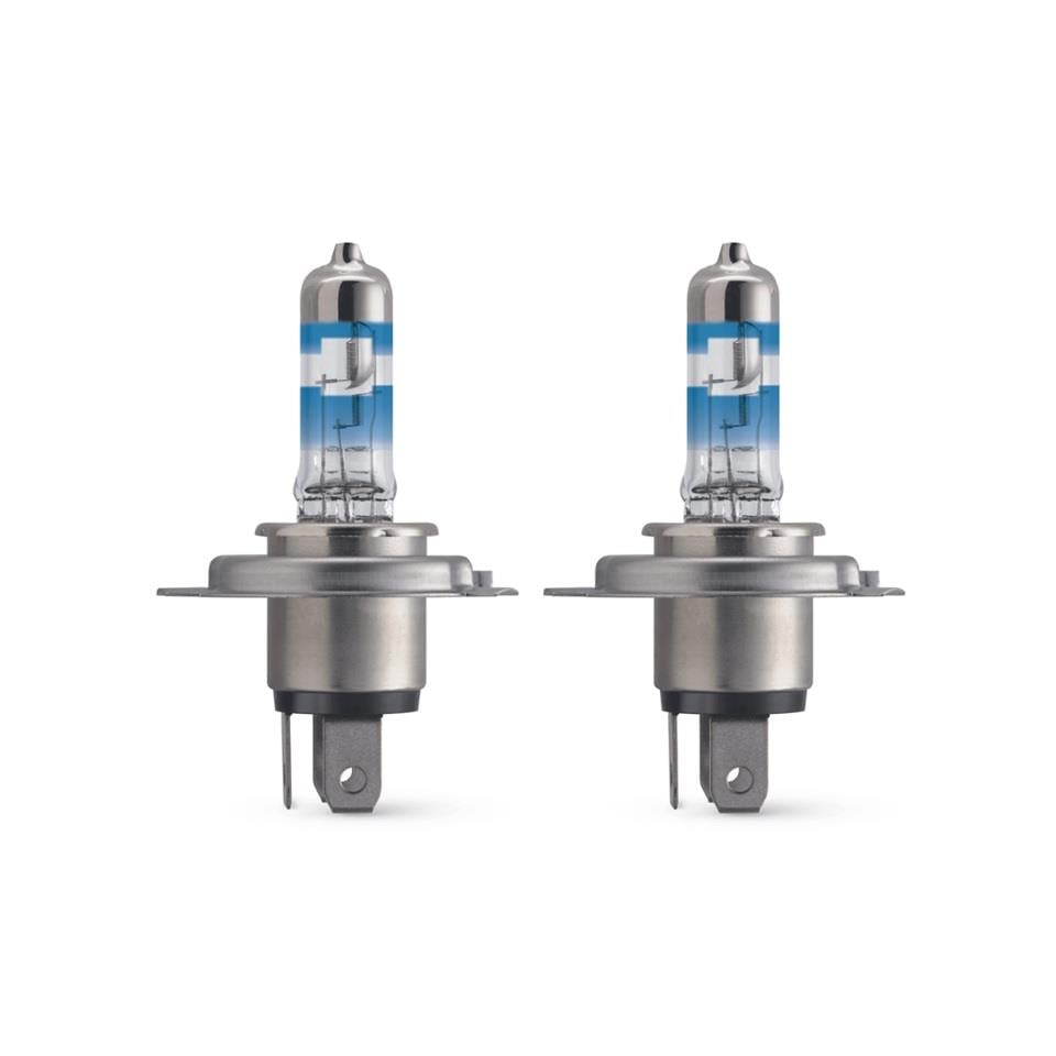 PHILIPS 12V H4 AMPUL 60/55W RACING VISION GT200 +%200 PARLAK IŞIK (2 AD)