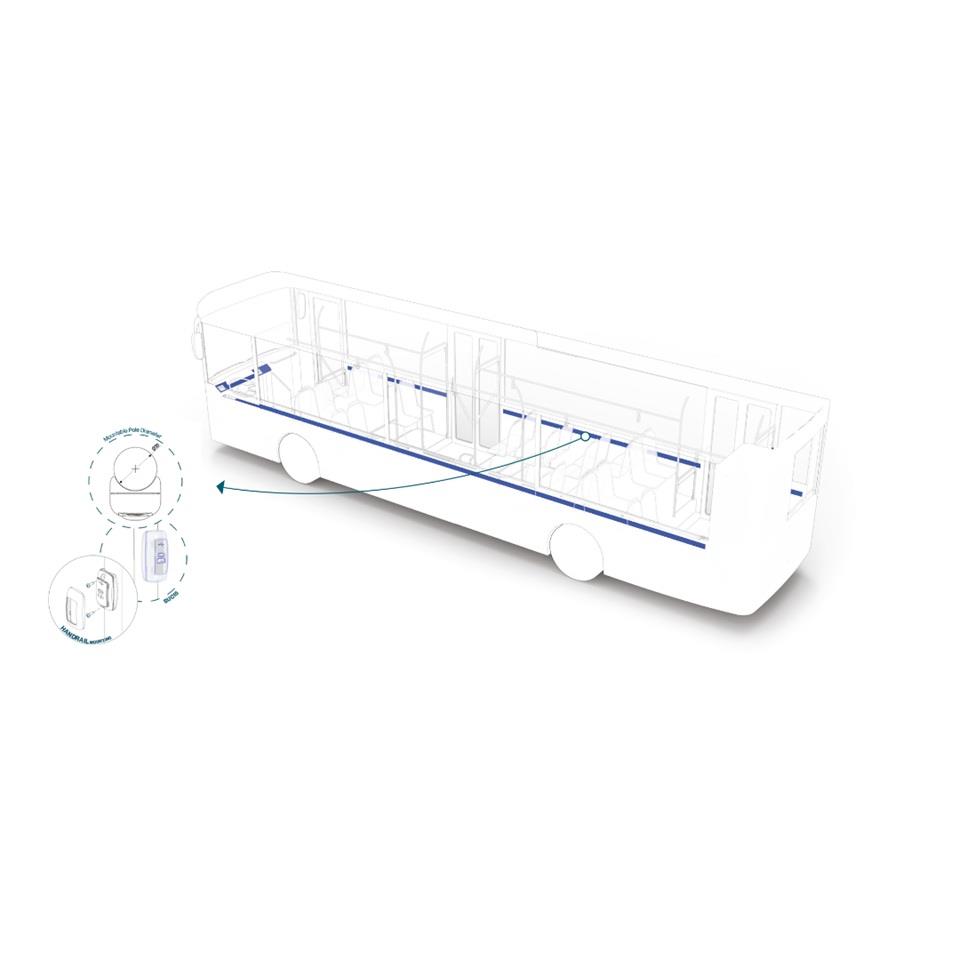 SANEL 12V-24V TELEFON ŞARJ CİHAZI (USB+TYPE-C) (2.1A X 2) (MAVİ LED IŞIK)