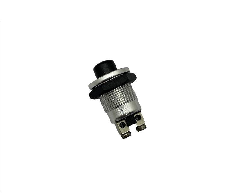 BUTON (VİDALI) (18 MM) SİYAH-KROM