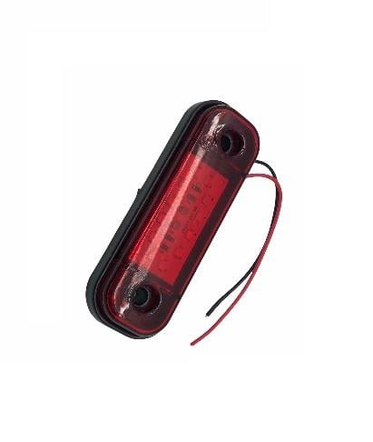 12V-24V PARMAK LAMBA KIRMIZI (12 LEDLİ) (85*25 MM) 