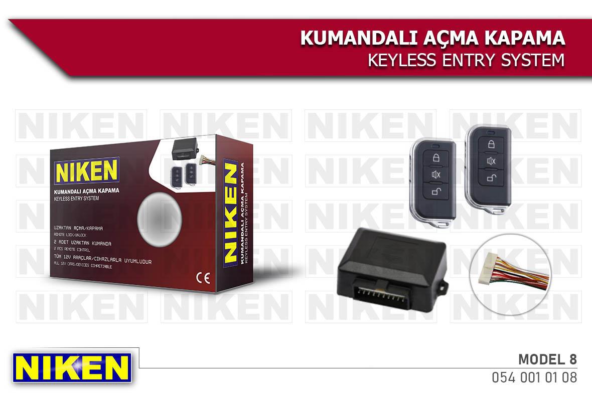NIKEN 12V UZAKTAN KUMANDA (3 TUŞLU)