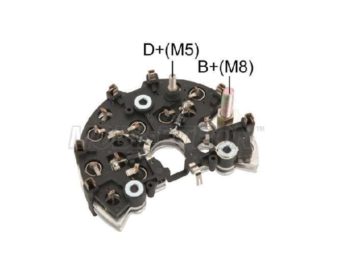 DİYOT TABLASI  BOSCH TİPİ 150 A 122 MM M5/M8 SAĞ MERCEDES