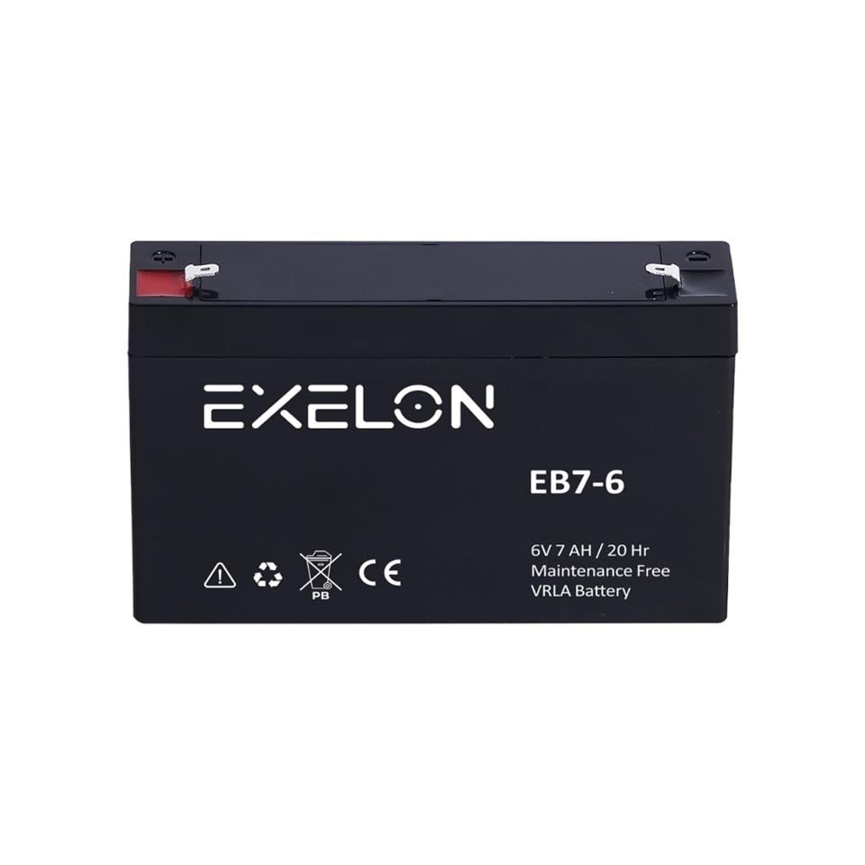 EXELON 6V 7 AH AKÜ KURU TİP (151*35*99) (1,12 KG) VRLA BATTERY