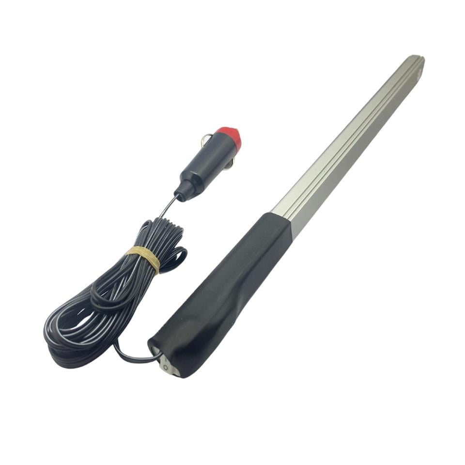 12V SEYYAR LAMBA 36 LEDLİ BEYAZ MIKNATISLI ANAHTARLI (35 CM) (ÇAKMAK FİŞLİ) (KABLO UZUNLUĞU 3 MT)