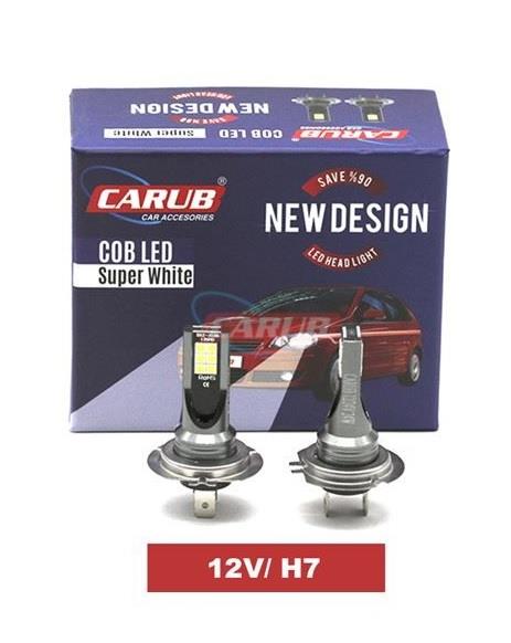 12V-24V H7 LED XENON FAR AMPUL SETİ (12 LEDLİ) (FANSIZ)