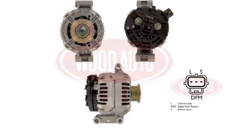BOSCH 12V ALTERNATÖR DİNAMO 105 A (3 FİŞ YAN SOKETLİ) (L-S-DFM) FORD TRANSİT V184 2000-2006