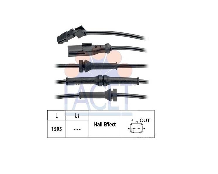 ABS SENSÖRÜ KABLOSU RENAULT KANGOO III ARKA SAĞ 2008 >