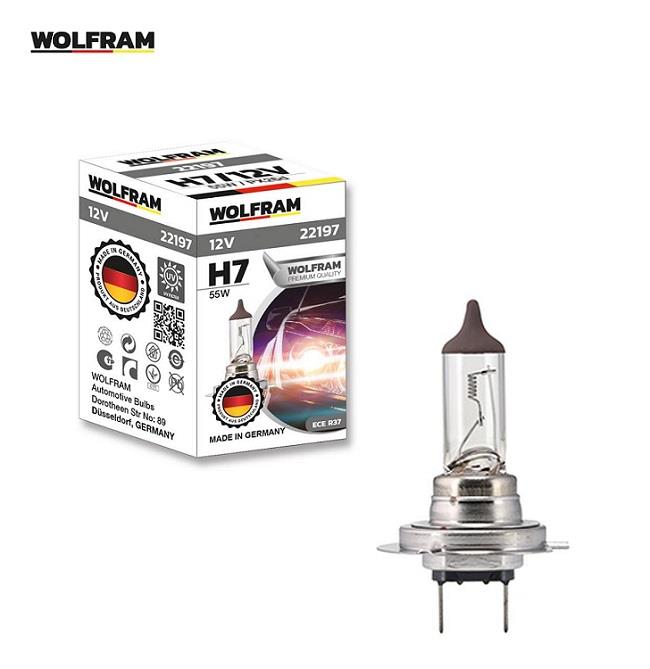WOLFRAM 12V H7 AMPUL 55W STANDART GERMANY
