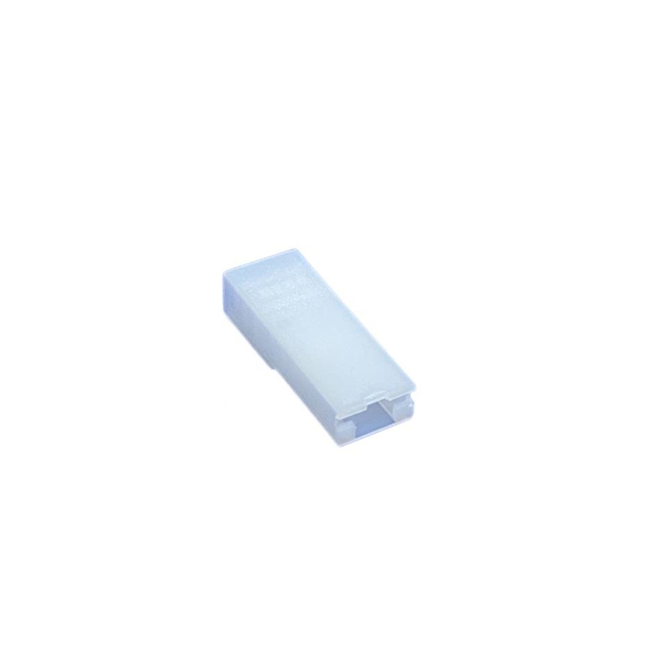 TEKLİ KONNEKTOR KİLİTLEMELİ (FİŞ KILIFI) STANDART 6.3 MM (BEYAZ)