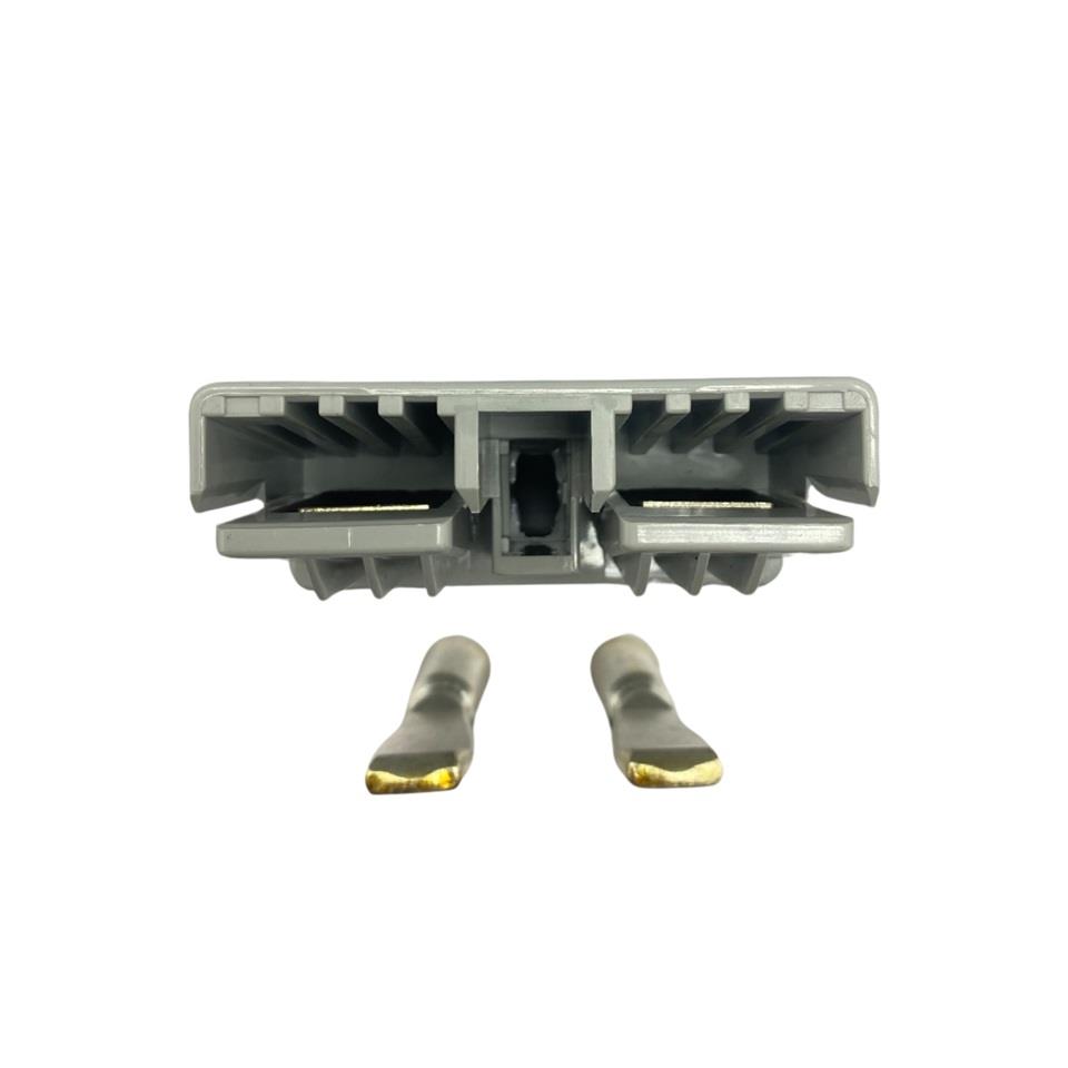 600V ELEKTRİKLİ FORKLİFT AKÜ SOKETİ 320 A 70 MM (GRİ) (ÇAP:85 BOY:125 MM)
