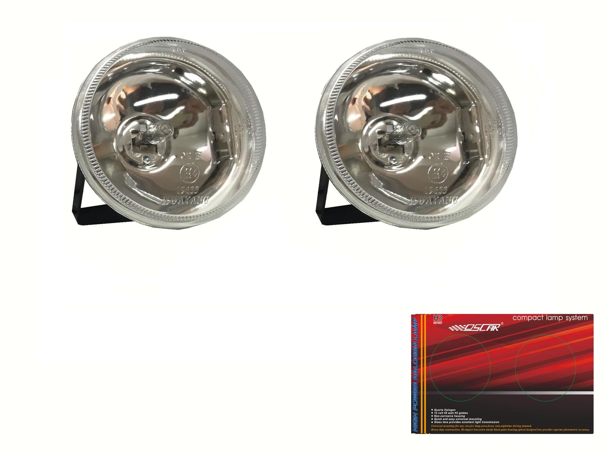 SİS LAMBASI YUVARLAK BEYAZ (H3 AMPULLÜ) (90 MM) (2 AD)