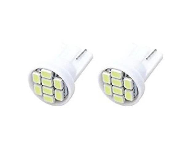 12V DİPSİZ AMPUL T10 (8 LEDLİ) BEYAZ (2 AD)