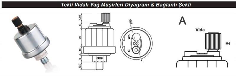 ATOM YAĞ MÜŞÜRÜ 0-5 BAR (M10*1)