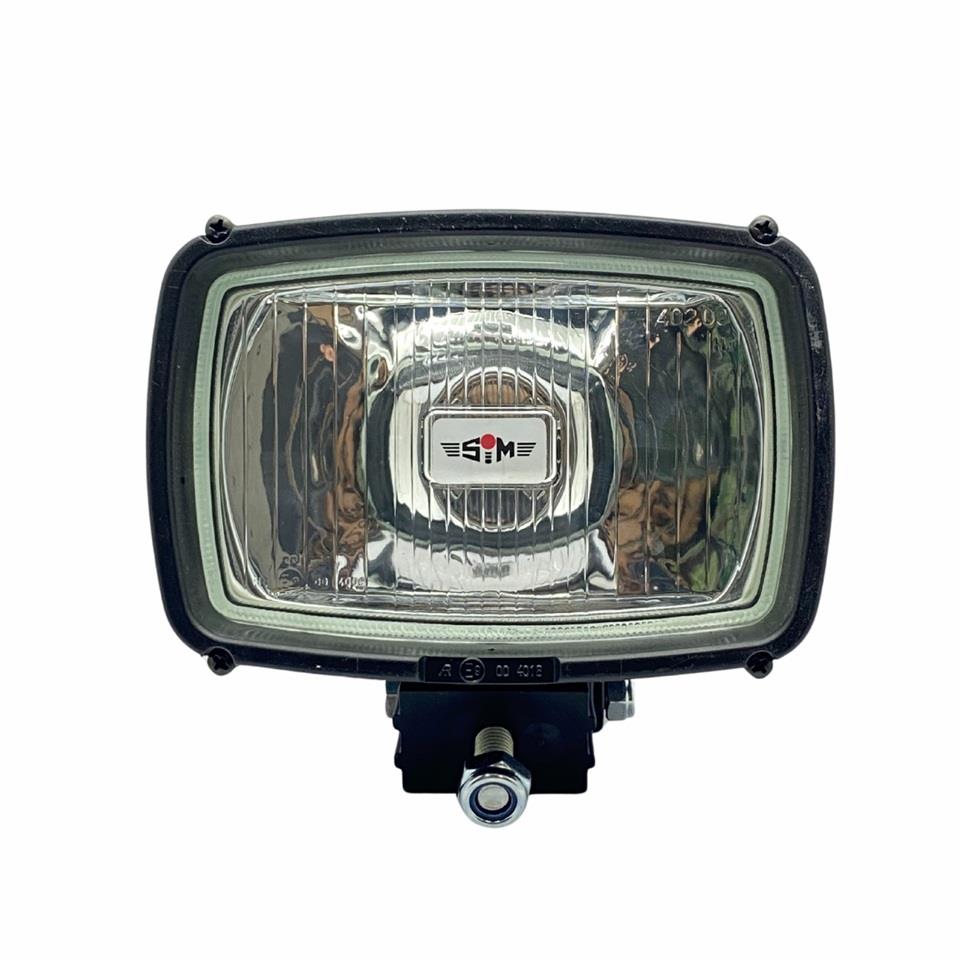 SİM ÇALIŞMA LAMBASI-FARI PLS (DİKDÖRTGEN) (ÇİZGİLİ CAM) (H3 AMPULSÜZ) (160*112 MM) FORKLİFT-İŞ MAK.