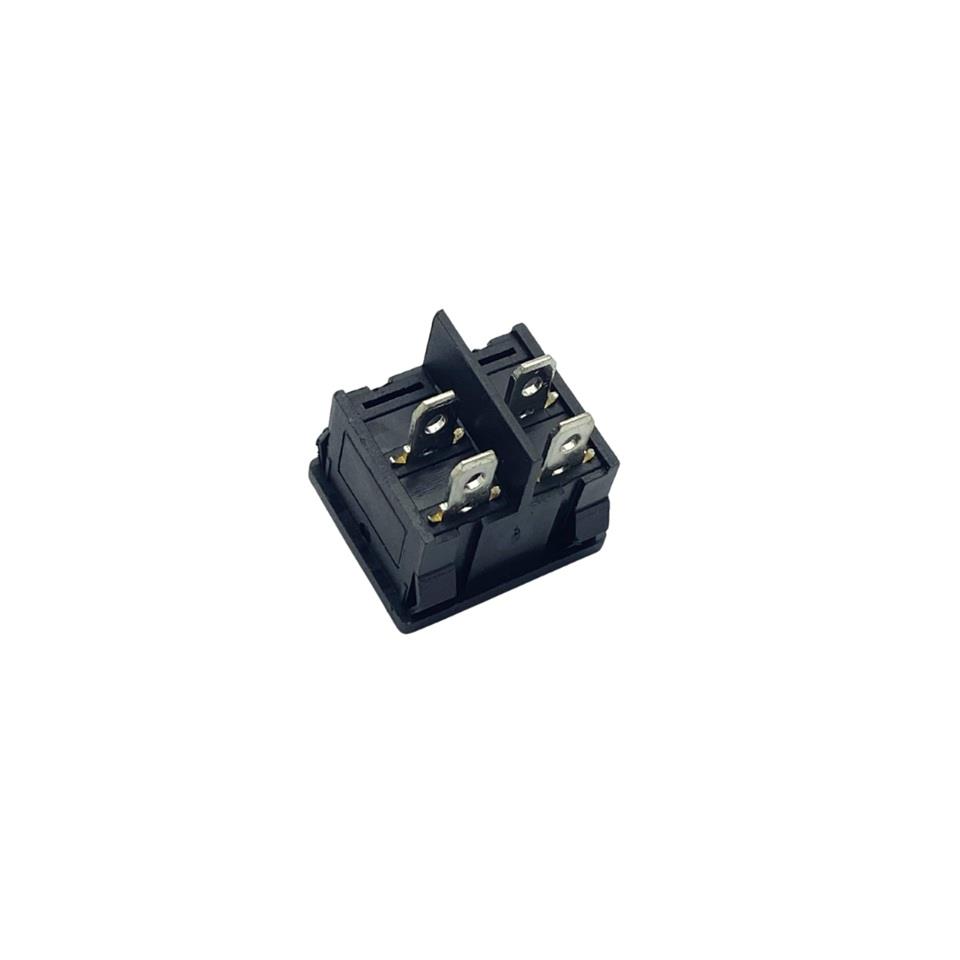 TUŞLU ANAHTAR (KARE ORTA BOY) (YAYLI) (4 FİŞ) (ON/OFF) (6A 250V / 10A 125V AC)