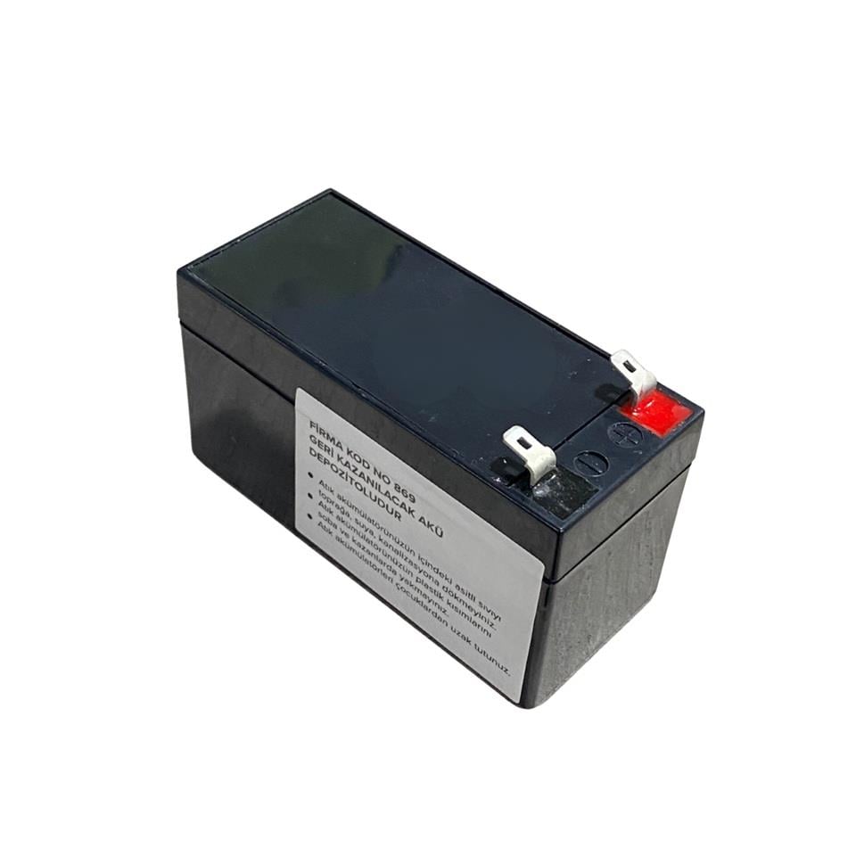 BLACK BATT 12V 1.3 AH AKÜ KURU TİP (98*45*50) (0.51 KG) TSELİ