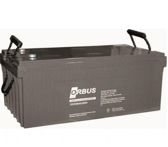 ORBUS 12V 200 AH JEL AKÜ (522*240*240) (59 KG) KOREA