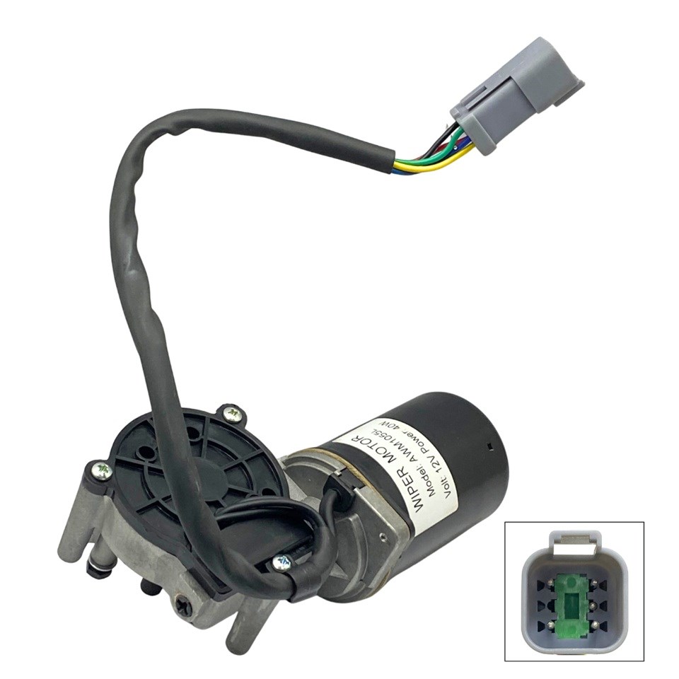 12V SİLECEK MOTORU (5 FİŞ) VOLVO İŞ MAKİNESİ