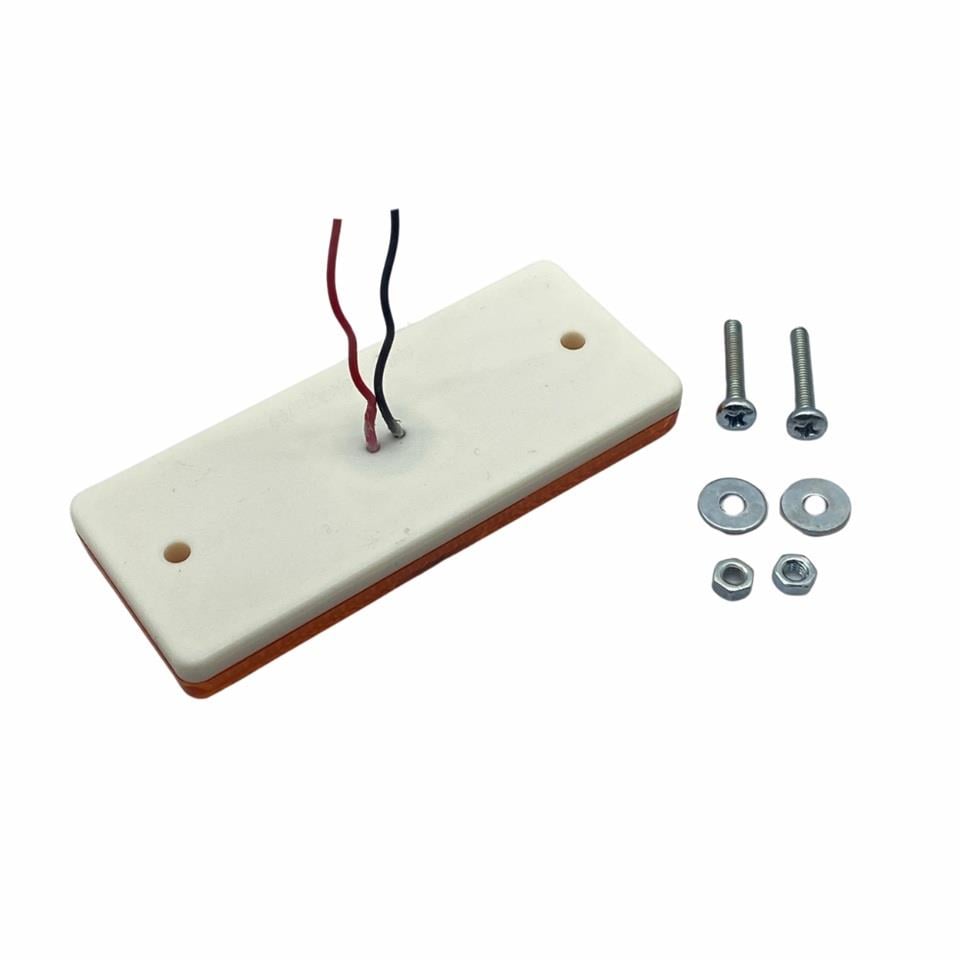 12V-24V YAN SİNYAL LAMBASI DORSE SİDE MARKER SARI (4 LEDLİ) (105*44 MM) (E37)